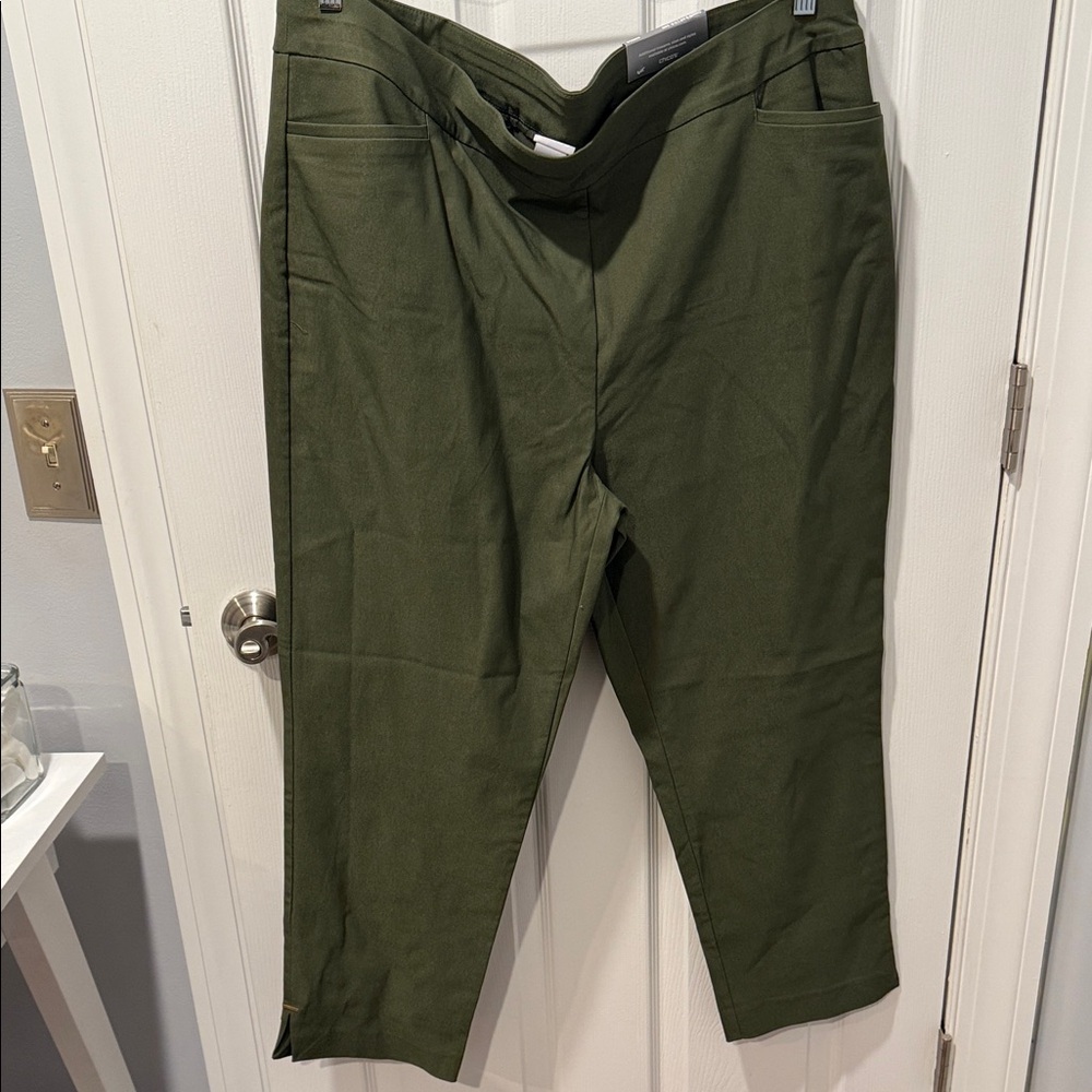 Chico's Olive Green Pants
